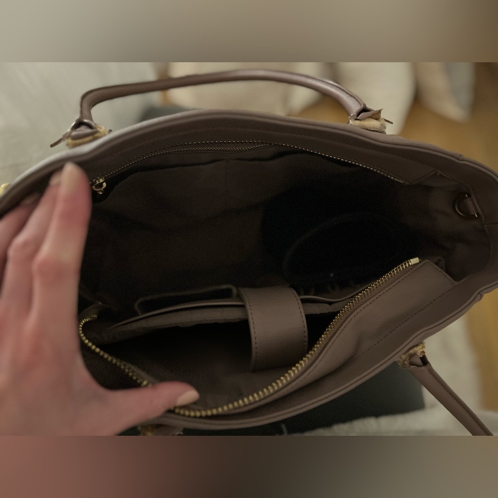 Dagne Dover Classic Tote in Dune - Picture 5 of 5